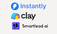 setup instantly ai smartlead ai cold email outreach claycom b2b leads generation