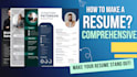 make impressive professional resume design and cv design