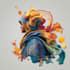 illustrate magical abstract art, psychedelic, surrealism