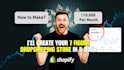 build a profitable shopify dropshipping store