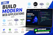 build modern web applications with react js, next js, php, and node js