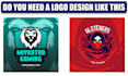 create creative modern logo for gaming