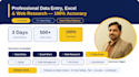 do professional data entry, excel, and web research