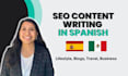 write SEO articles in spanish