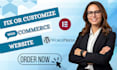 fix wordpress issues, fix wordpress, woocommerce fix, fix wordpress error