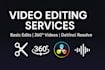 basic 360 video editing with clean cuts and sync
