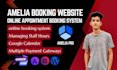 setup amelia plugin and create an online appointment booking website