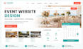 build event venue listing website equipment rental website with jet booking