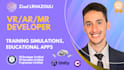 develop a professional VR and ar experience