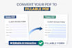 convert your client intake form into a fillable and editable PDF