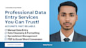 do professional excel data entry, data cleaning and formatting fast