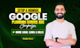 manage google ads for plumbing business and collect plumbing leads