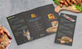 do food menu, restaurant menu and menu board design