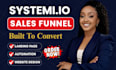 build systeme io website systeme io landing page systeme io sales funnel