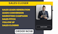 be commission based sales closer sales representative b2b sales leads generation
