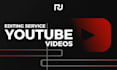 edit your youtube videos, professional video editing