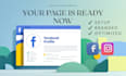 create and optimize your facebook and instagram page professional setup