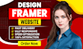 design animated websites in framer, webflow and wordpress