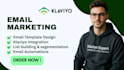 setup klaviyo email automations, abandoned cart, winback and SMS flows