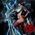 do female custom illustrations in pinup and modern comic style