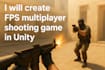 create fps multiplayer shooting game in unity