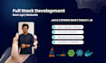 develop a modern, secure react app with java spring boot