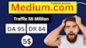 write and publish article linkedin,com and medium,com premium guest post