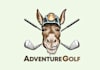 design amazing super adventure golf logo