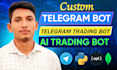 create a professional custom telegram bot with all features