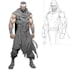 illustrate full body comic characters with dynamic poses