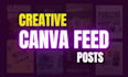 creative canva feed posts