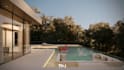 photorealistic 3d interior rendering for bedroom, living room and kitchen in 4k