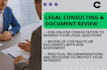 legal consulting and document review