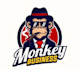 design a fun and creative monkey logo for your brand