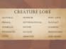 write fantasy creature lore for you