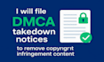 send dmca takedown notices to remove copyright infringement