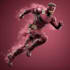drawing custom superhero character in action