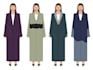 design trendy, modest, blazer abayas