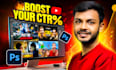 create a CTR boosting youtube thumbnail