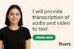 transcribe audio and video into text accurately