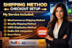 setup fedex, shipstation, shippo shipping method API into shopify or woocommerce