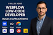 build webflow wized xano airtable memberstack javascript ai powered saas website