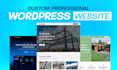 do wordpress website development in elementor design
