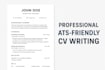 write a modern and job winning professional CV