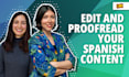 edit and proofread your spanish content