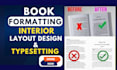 do interior book formatting poetry book formatting ebook novel book formatting