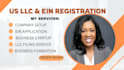 register your US llc and get ein for non US residents