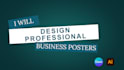 design professional business posters