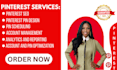 create or manage pinterest account with seo optimize pins to gain traffic