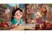 do comic style children book illustration and